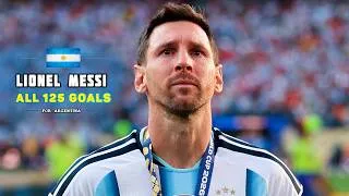 Thumbnail: LIONEL MESSI  - All 125 Goals for Seleccion Argentina. GRACIAS LEO!