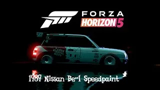 Thumbnail: Forza Horizon 5 | 1987 Nissan Be-1 Livery Speedpaint