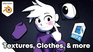 Thumbnail: Textures, Clothes, and more in Blender for Beginners