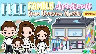 Thumbnail: New ALL FREE FURNITURE Family Apartment Full Design | Home Designer Update ✨ Toca Boca
