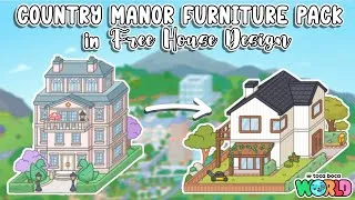 Thumbnail: NEW Country Manor Furniture Pack in Free Big Family House Design ✨ Toca Boca 