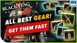 Thumbnail: Get the BEST Legendary Weapons & Trinkets EARLY! AC Black Flag Resynced Guide