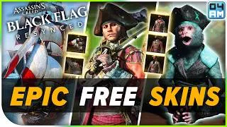Thumbnail: Get All BEST FREE Outfits & Legendary Ship Skins & Pets Fast! AC Black Flag Resynced