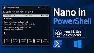 Thumbnail: Nano in PowerShell on Windows