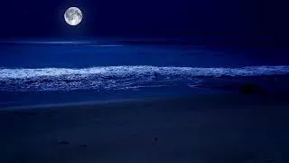 Thumbnail: Sleep By The Sea All Night With The Full Moon Ocean Sounds - 10 Hour ASMR