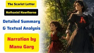 Thumbnail: The Scarlet Letter by Nathaniel Hawthorne Detailed Summary in Hindi with Analysis 