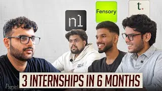 Thumbnail: 1st Year Students Got Multiple Internship Offers | 100xSchool Success Stories
