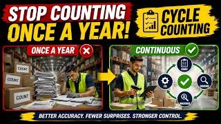 Thumbnail: Cycle Counting in Warehouse Explained | How to Do Cycle Count Step-by-Step | Process & Best Practice