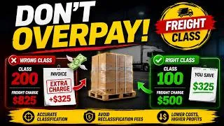 Thumbnail: Freight Class Calculation Explained | NMFC, Density & LTL Shipping Class, Avoid Reclassification Fee