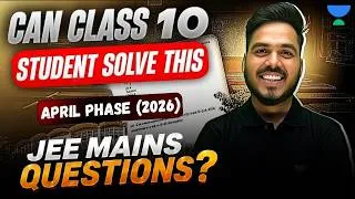 Thumbnail: Can Class 10 Students Solve JEE Main 2026 Questions? 😱 | Real JEE PYQs | Abhinay Sir