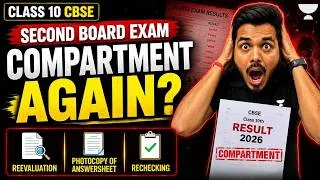 Thumbnail: CBSE Class 10 2nd Board Result 2026 😱 | Compartment Again? What Next? Complete Guide