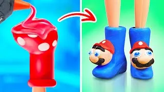 Thumbnail: AMAZING BARBIE TRANSFORMATION 💝😍 We Made Super Cool Shoes For a Doll 🎀 #123gohouse