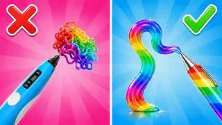 Thumbnail: Amazing 3D Pen Crafts! ✨ Easy Drawing Hacks & Creative DIY Ideas by 123 GO! LIKE
