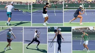 Thumbnail: Alcaraz, Djokovic & More - IW 2024 Practice Compilation & Farewell [4k 60fps]