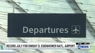 Thumbnail: Eisenhower Airport reports busiest month on record