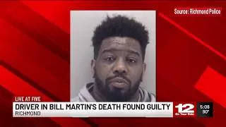 Thumbnail: Driver in Bill Martin's death found guilty