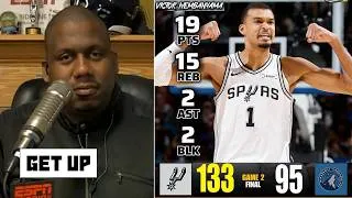 Thumbnail: Spurs are another level to Wolves in OKC Thunder class - Medcalf on Wemby annihilate T-Wolves 133-95