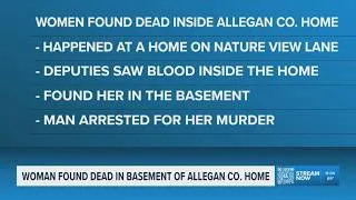 Thumbnail: Woman found dead in the basement of an Allegan County home on Friday