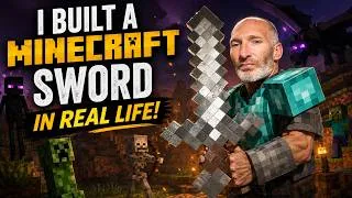 Thumbnail: I Built a Minecraft Sword in Real Life!