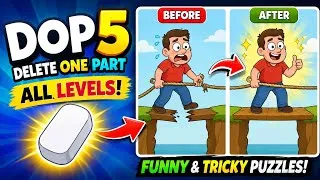 Thumbnail: DOP 5 Gameplay Walkthrough 🔥 All Funny & Tricky Levels | Delete One Part Puzzle Game
