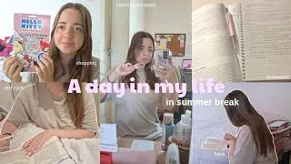 Thumbnail: A day in my life 🤍 | productive day, reading, homework, cleaning, self-care etc... ₊˚⊹ ᰔ