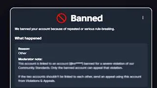 Thumbnail: I'm PERMANENTLY BANNED on Roblox...