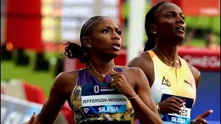 Thumbnail: Melissa Jefferson-Wooden BEATS THE WORLD’S BEST! 🤯 | 100m Silesia DL
