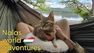 Thumbnail: Vlog#203 Beautiful camping spot, Bike breaking and arriving into Budapest 🇭🇺❤️