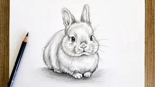 Thumbnail: Realistic Bunny Drawing / Step by Step Pencil Drawing