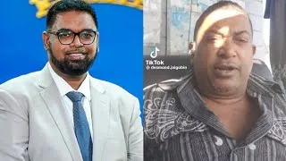Thumbnail: Indian Man Have A Word For President Irfaan Ali Also Touch On The Boat Incident & More