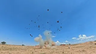 Thumbnail: 🚀 We just launched a 1,090 lb tractor tire with dynamite and ANFO