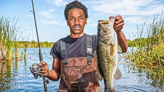 Thumbnail: I Tried Bass Fishing With NO Experience