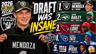 Thumbnail: The 2026 NFL Draft was DRUNK (My Honest Reaction) 