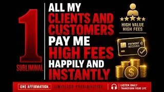 Thumbnail: I Attract High Paying Clients & Massive Profits 💎   Luxury Wealth Subliminal 8 Hours 1