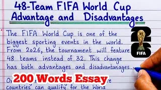 Thumbnail: 48-Team FIFA World Cup: Advantages and Disadvantages | English Essay | 200 Words