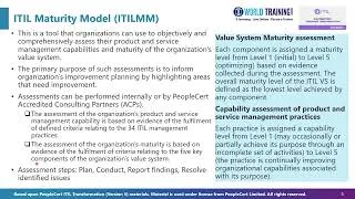 Thumbnail: ITIL Maturity Model | ITIL Transformation (Version 5) | PeopleCert | 1WorldTraining.com