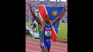 Thumbnail: Frankie Fredericks 100m 10.05 world indoor record (Tampere 12.02.1996)