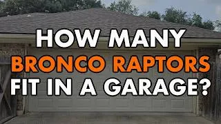 Thumbnail: Fitting 2 Bronco Raptors in One Garage — Here's How Close It Is