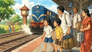 Thumbnail: नानी का गाँव, ट्रेन का सफर, 90s की गर्मियों की छुट्टियाँ | कंचे, कबड्डी, आम की मस्ती | 90s Nostalgia