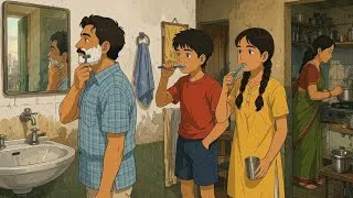 Thumbnail: रविवार का मज़ेदार फैमिली डे | चिकन लंच, शॉपिंग, बज्जी और बाज़ार की सैर | 90s Nostalgia Ghibli Style