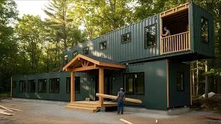 Thumbnail: Couple Builds Their Dream CONTAINER Home From Scratch | Start to Finish by @Construyendo-Juntos