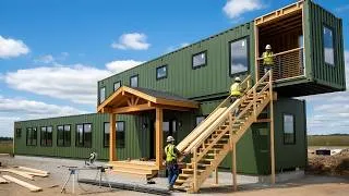 Thumbnail: Man Builds an Amazing House Using Just 2 SHIPPING CONTAINERS