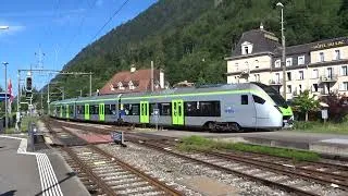 Thumbnail: BLS MIKA 201 Einfahrt Interlaken Ost 09.07.2024