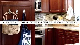 Thumbnail: CLEANING MOTIVATION | SPRING CLEANING KITCHEN + EVERYDAY HOMEMAKING