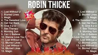 Thumbnail: Robin Thicke Top Of The Music Hits 2023   Most Popular Hits Playlist