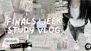 Thumbnail: 6 AM FINALS WEEK STUDY VLOG 📓 🖇️ | 24 hours of intense cramming, m4 macbook air unboxing, productive