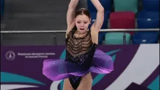 Thumbnail: Софья Самоделкина Sofia SAMODELKINA🇷🇺🥈Free Skate 2021 ISU Krasnoyarsk JGP *3 Quads* (ISU.4K)