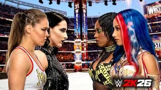 Thumbnail: WWE Extreme Rules Tag Team: Ronda Rousey & Rhea Ripley vs Sasha Banks & Naomi | 19-Aug-2026