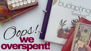 Thumbnail: We Went A Little Overboard... Now What? | Budgeting & Cash Stuffing