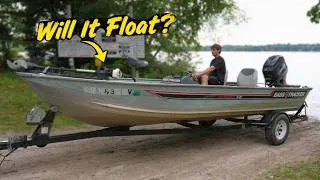 Thumbnail: Abandoned Barn Find Fishing Boat First Ride. Will It Float?